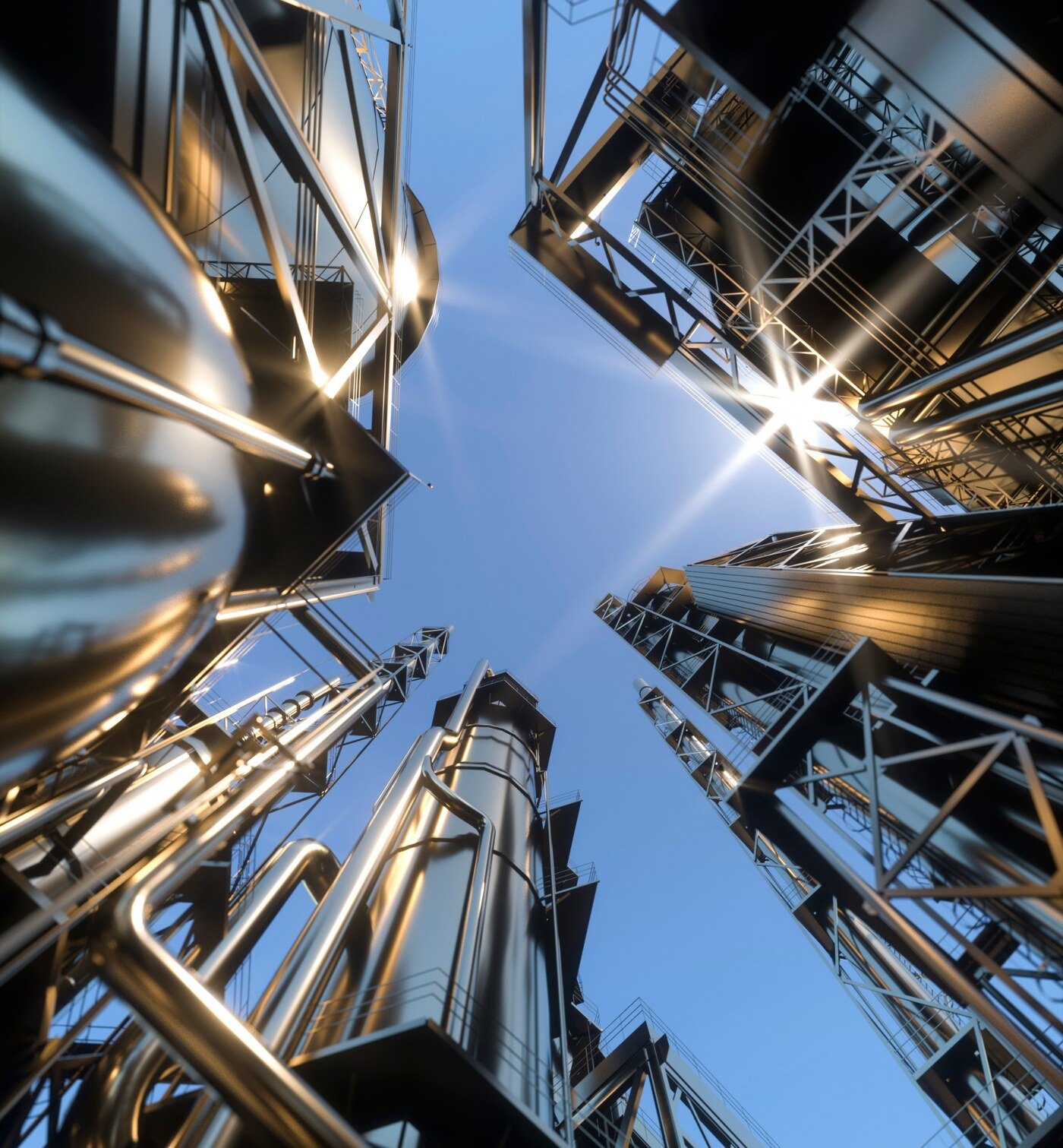 Offshore platform and process equipment at sea